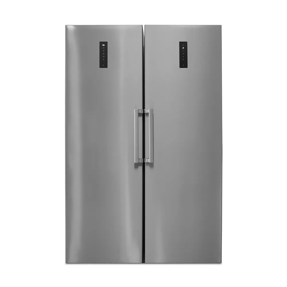 Smeg FRIDGE AND FREEZER SET - ZAFA403NX & ZACV283NX (Stainless steel) 60cm