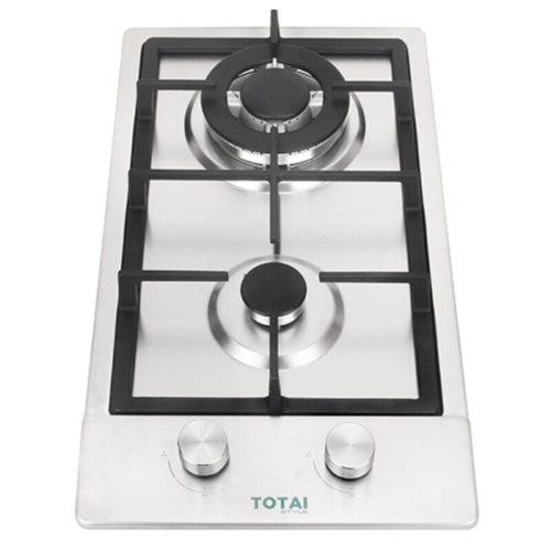 Totai 2 Burner Gas hob – Stainless Steel 03/TS2BNR-SS