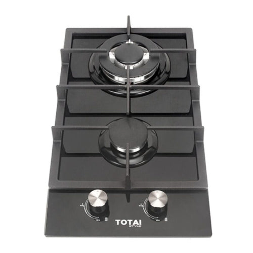 Totai 2 Burner Gas on Glass hob – 03/TS2BNR-GG
